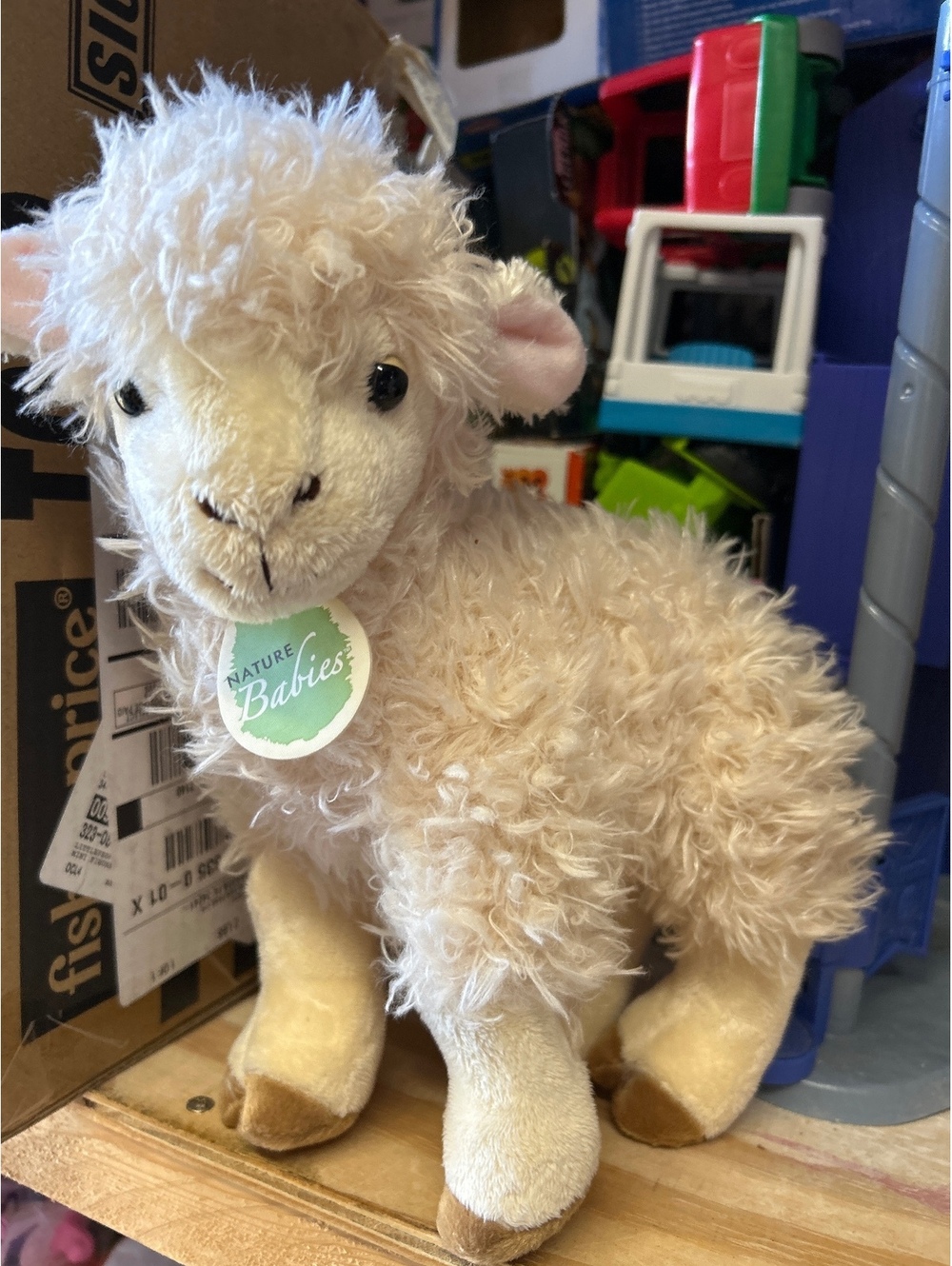 Nature Babies Plush Lamb Stuffed Animal